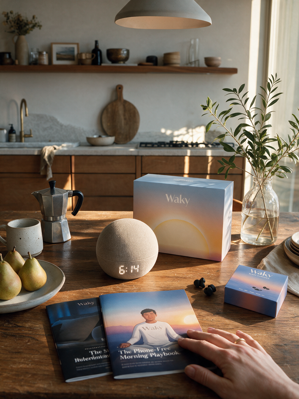 Small enough to hold. Nothing on it to scroll.